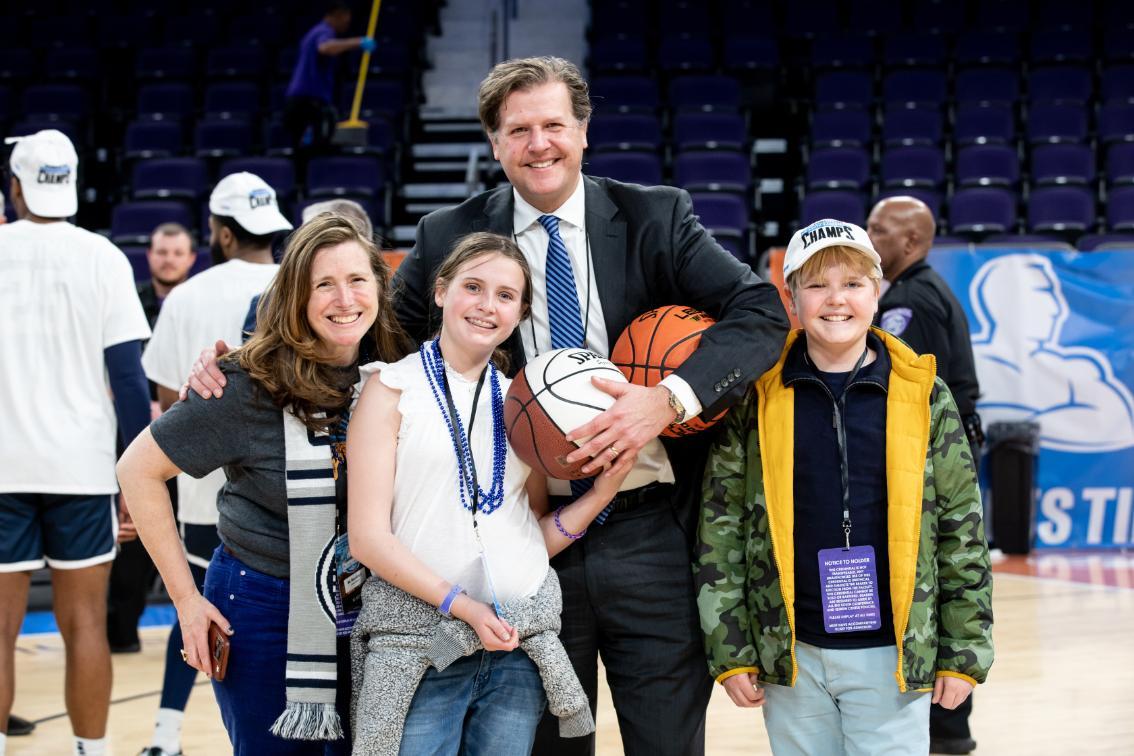 Reveley Family at the Big South Tournament