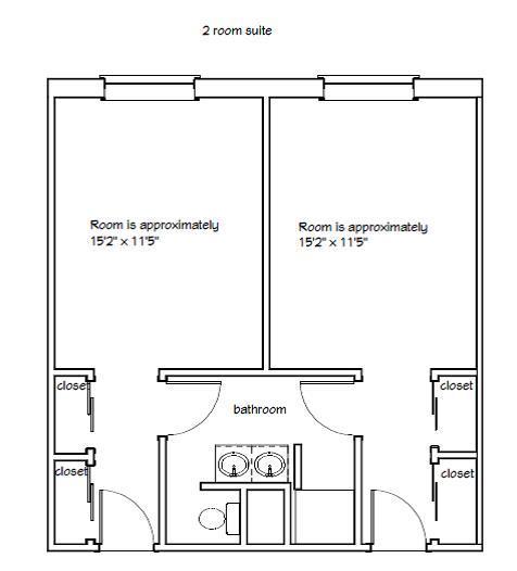 Stubbs Hall Double Suite