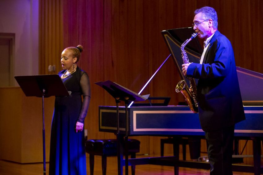 Faculty performing in the First Night Faculty Gala Recital