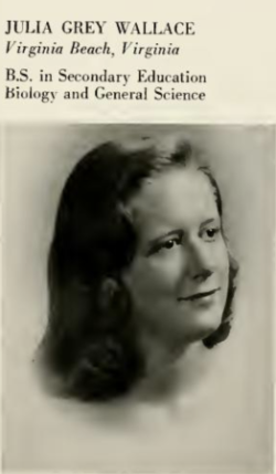 Julia Grey Wallace Sweeney ’59