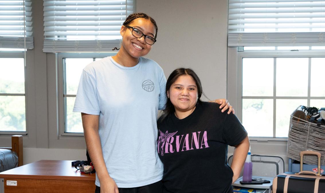 Jalyn Ferguson ’28 and Emily Sanchez ’28